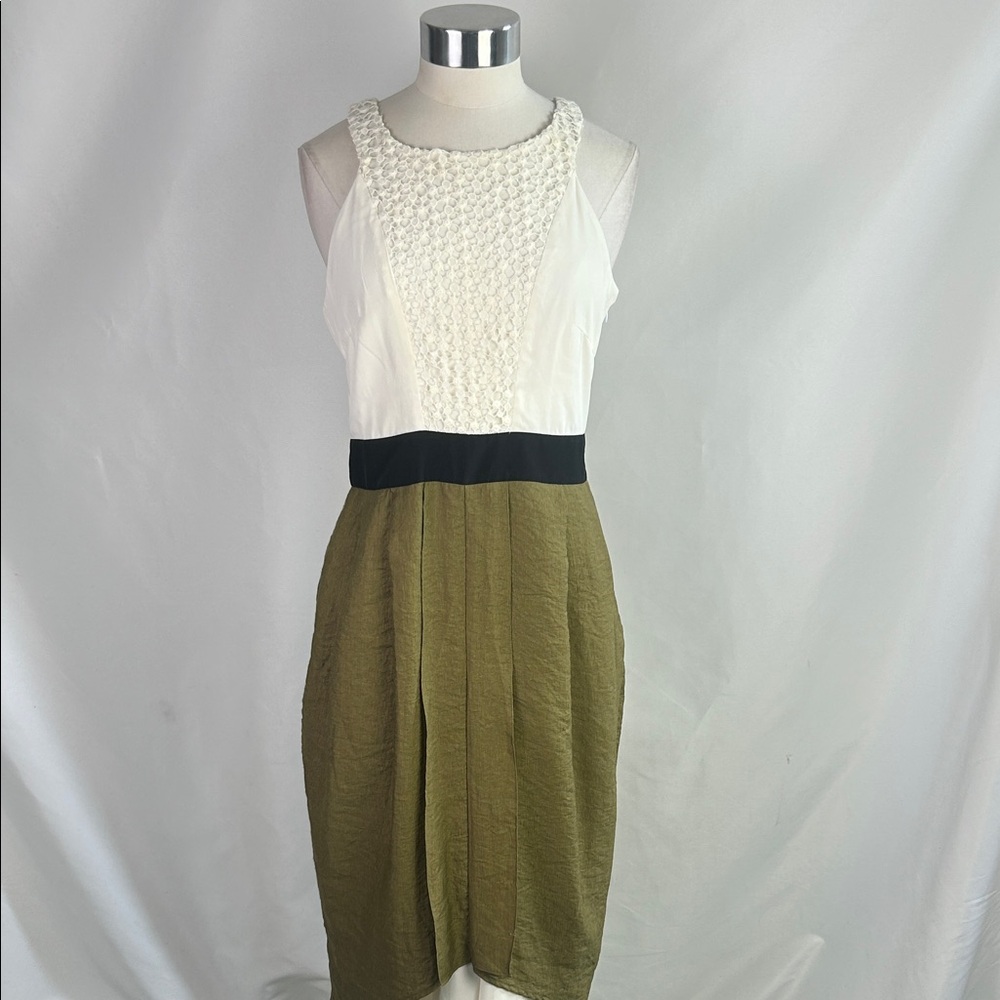 Twinkle By Wenlan Nwt Cr Blk Olive Dress